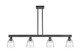 Innovations - 716-4I-BK-G442 - Four Light Island Pendant - Arcadia - Matte Black