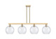Innovations - 716-4I-CB-G124-10 - Four Light Island Pendant - Arcadia - Champagne Bronze