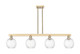Innovations - 716-4I-CB-G458-7CL - Four Light Island Pendant - Arcadia - Champagne Bronze