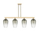 Innovations - 716-4I-CB-G484-7SL - Four Light Island Pendant - Arcadia - Champagne Bronze