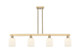 Innovations - 716-4I-CB-G559-5GWH - Four Light Island Pendant - Arcadia - Champagne Bronze