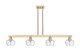 Innovations - 716-4I-CB-G92 - Four Light Island Pendant - Arcadia - Champagne Bronze