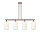 Innovations - 716-4I-OB-G482-7OP - Four Light Island Pendant - Arcadia - Oil Rubbed Bronze