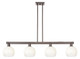 Innovations - 716-4I-OB-G483-8OP - Four Light Island Pendant - Arcadia - Oil Rubbed Bronze