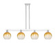 Innovations - 716-4I-PC-G483-8AM - Four Light Island Pendant - Arcadia - Polished Chrome