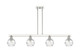 Innovations - 716-4I-PN-G1213-6CL - Four Light Island Pendant - Arcadia - Polished Nickel