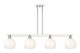Innovations - 716-4I-PN-G483-8OP - Four Light Island Pendant - Arcadia - Polished Nickel