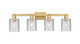 Innovations - 716-4W-BB-G112 - Four Light Bath Vanity - Arcadia - Brushed Brass
