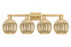 Innovations - 716-4W-BB-G458-7ME - Four Light Bath Vanity - Arcadia - Brushed Brass