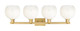 Arcadia Four Light Bath Vanity (716-4W-BB-G483-8OP)