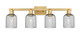 Innovations - 716-4W-BB-G559-5SM - Four Light Bath Vanity - Arcadia - Brushed Brass
