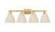 Innovations - 716-4W-BB-NBD-75-NAT - Four Light Bath Vanity - Arcadia - Brushed Brass