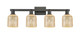 Innovations - 716-4W-BK-G559-5ME - Four Light Bath Vanity - Arcadia - Matte Black