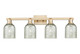 Innovations - 716-4W-CB-G259 - Four Light Bath Vanity - Arcadia - Champagne Bronze