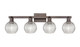 Innovations - 716-4W-OB-G122C-6CL - Four Light Bath Vanity - Arcadia - Oil Rubbed Bronze