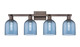 Innovations - 716-4W-OB-G558-6BL - Four Light Bath Vanity - Arcadia - Oil Rubbed Bronze