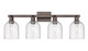 Innovations - 716-4W-OB-G558-6SDY - Four Light Bath Vanity - Arcadia - Oil Rubbed Bronze