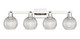 Innovations - 716-4W-PN-G122C-6CL - Four Light Bath Vanity - Arcadia - Polished Nickel
