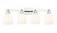 Innovations - 716-4W-PN-G558-6GWH - Four Light Bath Vanity - Arcadia - Polished Nickel