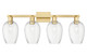 Innovations - 716-4W-SG-G457-6CL - Four Light Bath Vanity - Arcadia - Satin Gold