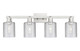 Innovations - 716-4W-SN-G112 - Four Light Bath Vanity - Arcadia - Brushed Satin Nickel