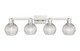 Innovations - 716-4W-SN-G122C-6CL - Four Light Bath Vanity - Arcadia - Brushed Satin Nickel