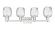 Arcadia Four Light Bath Vanity (716-4W-SN-G292)