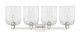 Arcadia Four Light Bath Vanity (716-4W-SN-G559-8CL)