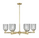 Innovations - 716-6CR-AB-G257 - Six Light Chandelier - Arcadia - Antique Brass