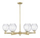 Innovations - 716-6CR-AB-G362 - Six Light Chandelier - Arcadia - Antique Brass