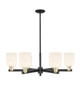Innovations - 716-6CR-BAB-G559-5GWH - Six Light Chandelier - Arcadia - Black Antique Brass