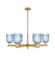 Innovations - 716-6CR-BB-G559-5BL - Six Light Chandelier - Arcadia - Brushed Brass
