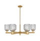 Innovations - 716-6CR-BB-G559-5SM - Six Light Chandelier - Arcadia - Brushed Brass