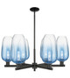 Innovations - 716-6CR-BK-G484-7SB - Six Light Chandelier - Arcadia - Matte Black