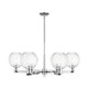 Innovations - 716-6CR-PC-G458-7CL - Six Light Chandelier - Arcadia - Polished Chrome