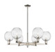 Innovations - 716-6CR-PN-G458-7CL - Six Light Chandelier - Arcadia - Polished Nickel