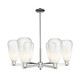 Innovations - 716-6CR-PN-G480-6OP - Six Light Chandelier - Arcadia - Polished Nickel