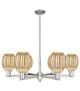 Innovations - 716-6CR-SN-G459-6ME - Six Light Chandelier - Arcadia - Satin Nickel