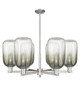 Innovations - 716-6CR-SN-G482-7SL - Six Light Chandelier - Arcadia - Satin Nickel