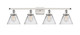 Innovations - 916-4W-WPC-G42 - Four Light Bath Vanity - Ballston Urban - White Polished Chrome