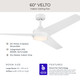 Velto 60" Ceiling Fan (P250128-28M-30)