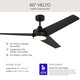 Velto 60" Ceiling Fan (P250128-31M-30)