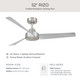 Rizo 52" Ceiling Fan (P250129-009)