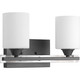 Progress Lighting - P300145-143 - Two Light Bath - Dart - Graphite