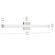 Phase 6.1 LED LED Vanity Light (P300551-009-CS)