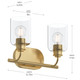 Reines Two Light Bath Vanity (P300566-191)