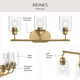 Reines Three Light Bath Vanity (P300567-191)