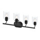 Progress Lighting - P300568-31M - Four Light Bath Vanity - Reines - Matte Black