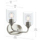 Ilia Two Light Bath Vanity (P300572-009)