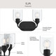 Ilia Two Light Bath Vanity (P300572-31M)